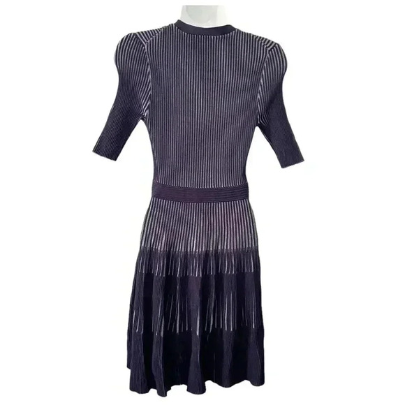 Jonathan Simkhai Nadya Rib Knit Fit and Flare Dress size Medium - Picture 5 of 9